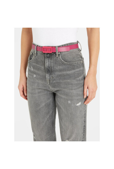 Tommy Jeans Дамски колан Tjw Reversible Leather AW0AW15486 Розов - Mera.bg