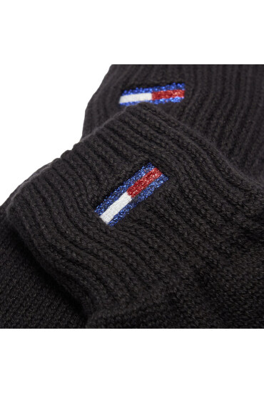 Tommy Jeans Дамски ръкавици Flag AW0AW13677 Черен - Mera.bg