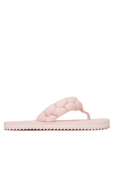 Tommy Jeans Джапанки Braided Thong Beach Sandal EN0EN02877 Розов - Mera.bg