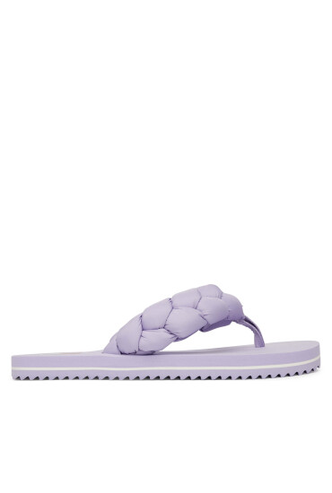Tommy Jeans Джапанки Braided Thong Beach Sandal EN0EN02877 Виолетов - Mera.bg