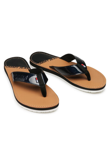 Tommy Jeans Джапанки Iridescent Beach Sandal EN0EN01298 Black BDS - Mera.bg