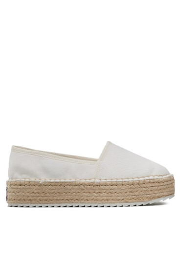 Tommy Jeans Еспадрили Flatform Espadrille EN0EN02078 Бял - Mera.bg