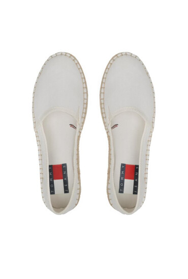 Tommy Jeans Еспадрили Flatform Espadrille EN0EN02078 Бял - Mera.bg