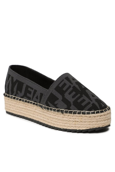 Tommy Jeans Еспадрили Logomania Espadrille EN0EN02079 Black 0GJ - Mera.bg