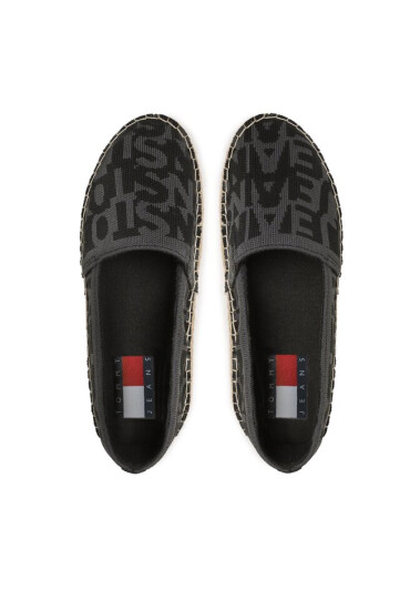 Tommy Jeans Еспадрили Logomania Espadrille EN0EN02079 Black 0GJ - Mera.bg