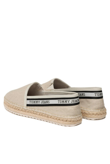 Tommy Jeans Еспадрили Tjw Flatform Webbing Espadrille EN0EN02362 Bleached Stone AEV - Mera.bg