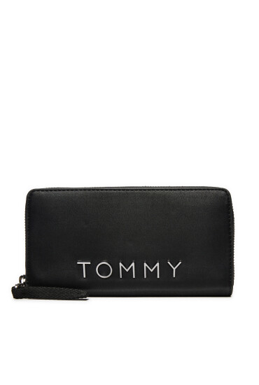 Tommy Jeans Голям дамски портфейл AW0AW16485 Черен - Mera.bg