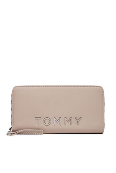 Tommy Jeans Голям дамски портфейл AW0AW16485 Екрю - Mera.bg