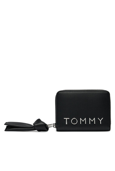 Tommy Jeans Голям дамски портфейл Tjw Bold Med Za AW0AW16390 Черен - Mera.bg