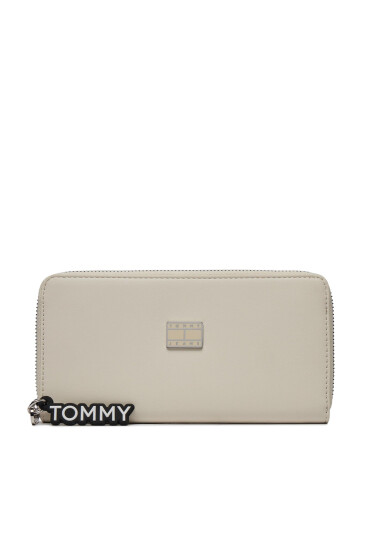 Tommy Jeans Голям дамски портфейл Tjw City Girl Large Za AW0AW15835 Бежов - Mera.bg