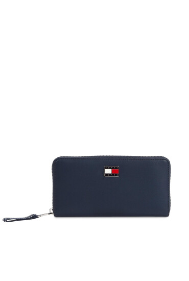 Tommy Jeans Голям дамски портфейл Tjw City-Wide Large Za AW0AW15941 Тъмносин - Mera.bg
