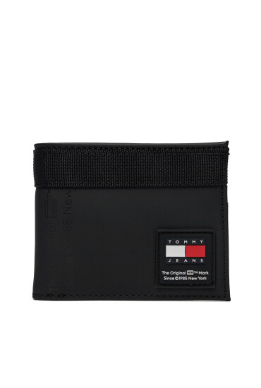 Tommy Jeans Голям мъжки портфейл Tjm Daily + Cc Wallet AM0AM12081 Черен - Mera.bg