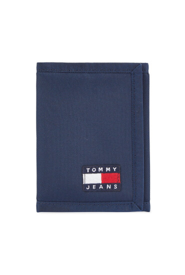 Tommy Jeans Голям мъжки портфейл Tjm Ess Daily Nylon Trifold AM0AM12083 Тъмносин - Mera.bg