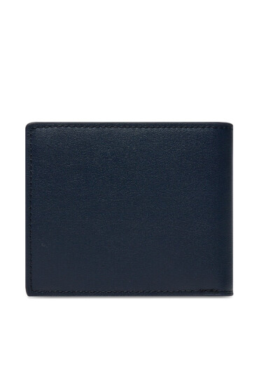 Tommy Jeans Голям мъжки портфейл Tjm Heritage Leather Cc & Coin AM0AM12086 Тъмносин - Mera.bg