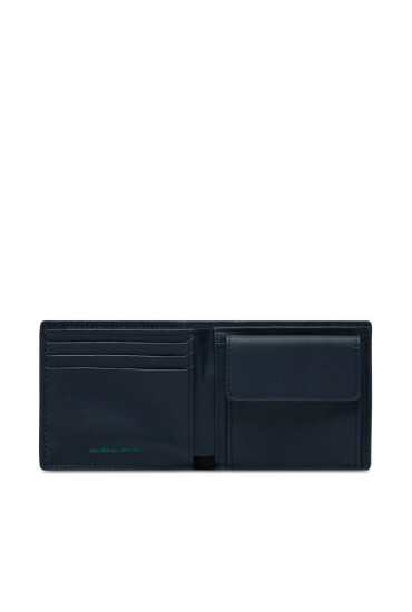 Tommy Jeans Голям мъжки портфейл Tjm Heritage Leather Cc & Coin AM0AM12086 Тъмносин - Mera.bg
