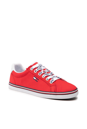 Tommy Jeans Гуменки Essential Lace Up Sneaker EN0EN00786 Deep Crimson XNL - Mera.bg