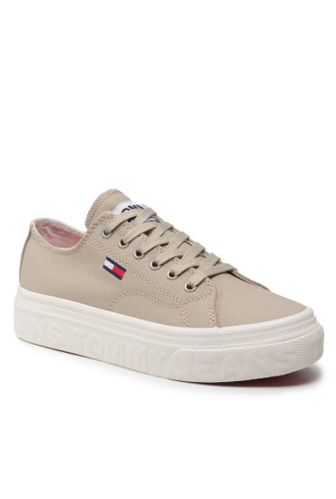 Tommy Jeans Гуменки Tommy Hilfiger Flatform EN0EN01673 Savannah Sand ACM - Mera.bg