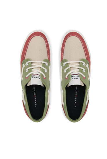 Tommy Jeans Гуменки Core Boat Shoe Canvas FM0FM04510 Цветен - Mera.bg