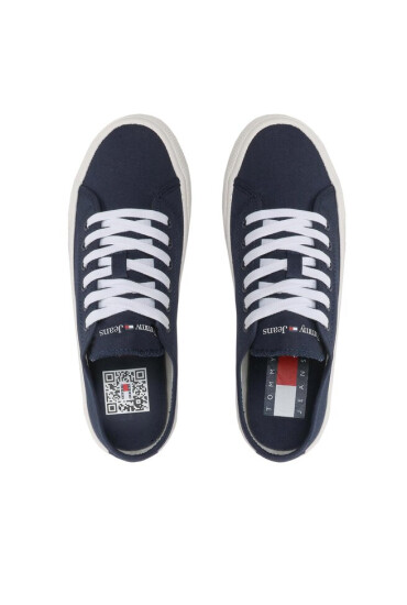 Tommy Jeans Гуменки Low Cut Wmns Canvas EN0EN02085 Тъмносин - Mera.bg