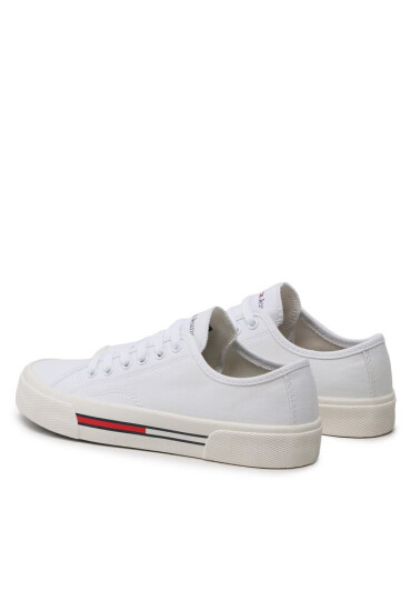 Tommy Jeans Гуменки Low Cut Wmns Canvas EN0EN02085 White 0K4 - Mera.bg