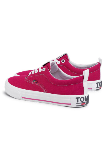 Tommy Jeans Гуменки Lowcut Essential Sneaker EN0EN00794 Blush Red XIF - Mera.bg