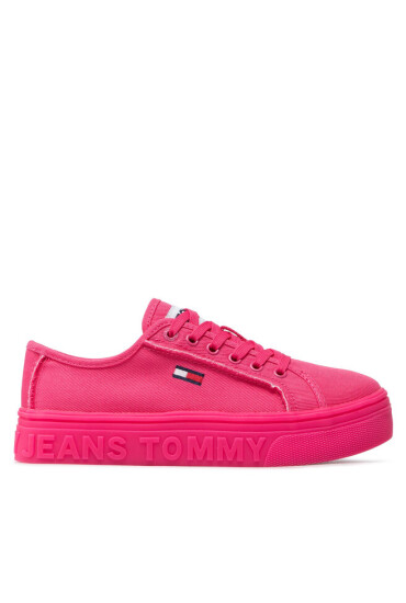Tommy Jeans Гуменки Mono Color Flatform EN0EN01823 Розов - Mera.bg