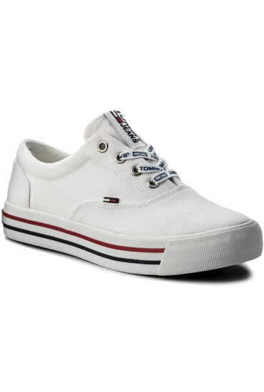 Tommy Jeans Гуменки Sneaker EN0EN00166 White 100 - Mera.bg