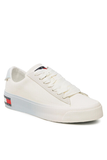 Tommy Jeans Гуменки Vulc Flatform Canvas EN0EN02096 Shimmering Blue CYO - Mera.bg