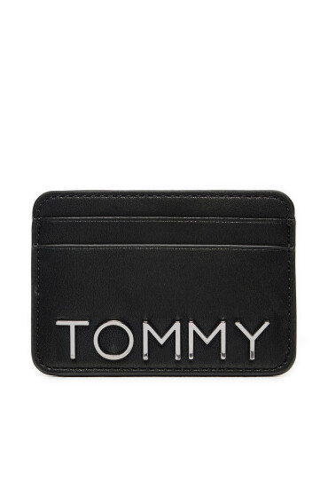 Tommy Jeans Калъф за кредитни карти AW0AW16491 Черен - Mera.bg