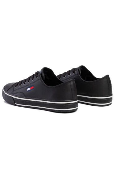 Tommy Jeans Кецове Leather City Sneaker EN0EN00746 Black BDS - Mera.bg