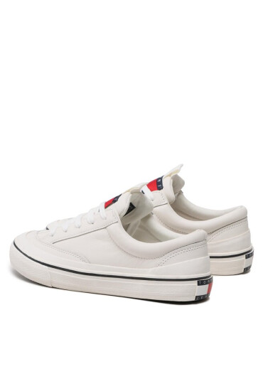 Tommy Jeans Кецове Leather Vulc Ess EN0EN01932 Ecru YBL - Mera.bg