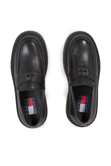 Tommy Jeans лоуфъри с дебела подметка Tjw Chunky Loafer EN0EN02320 Черен - Mera.bg
