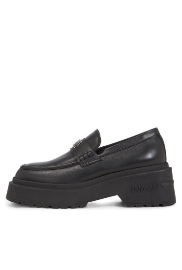 Tommy Jeans лоуфъри с дебела подметка Tjw Chunky Loafer EN0EN02320 Черен - Mera.bg
