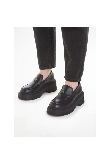 Tommy Jeans лоуфъри с дебела подметка Tjw Chunky Loafer EN0EN02320 Черен - Mera.bg