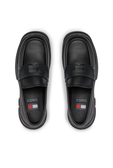 Tommy Jeans лоуфъри с дебела подметка Tjw Chunky Loafer EN0EN02504 Черен - Mera.bg