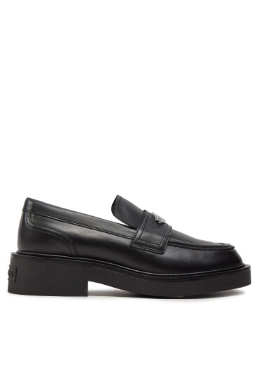 Tommy Jeans лоуфъри с дебела подметка Tjw Flat Loafer EN0EN02557 Черен - Mera.bg