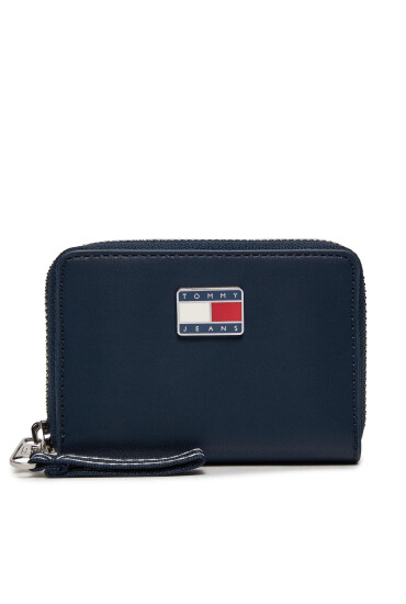 Tommy Jeans Малък дамски портфейл Tjw City-Wide Small Za AW0AW15940 Тъмносин - Mera.bg
