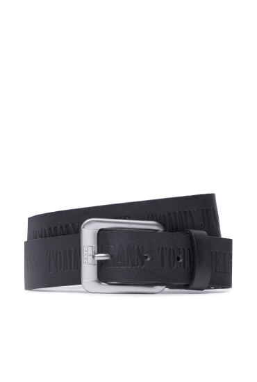 Tommy Jeans Мъжки колан Tj Heritage Leather Adj 3.5 AM0AM10908 Черен - Mera.bg