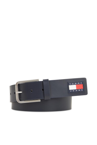 Tommy Jeans Мъжки колан Tjm Adj. Leather 4.0 AM0AM12339 Тъмносин - Mera.bg