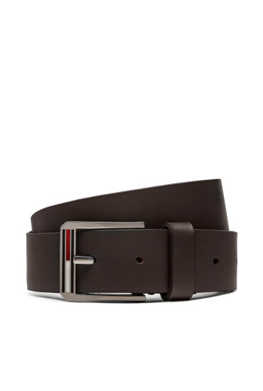 Tommy Jeans Мъжки колан Tjm Finley Belt 3.5 AM0AM10627 Кафяв - Mera.bg