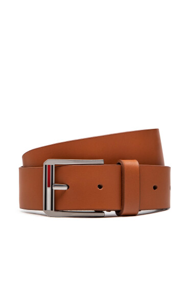 Tommy Jeans Мъжки колан Tjm Finley Belt 3.5 AM0AM10627 Кафяв - Mera.bg