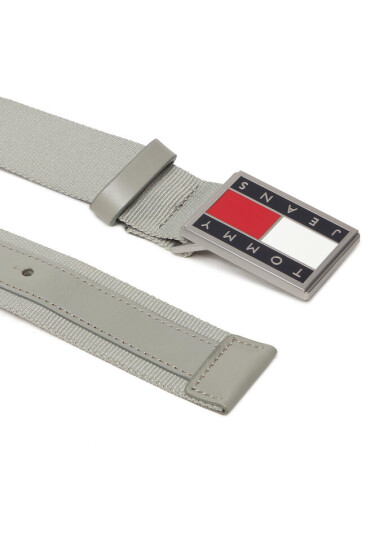 Tommy Jeans Мъжки колан Tjm Heritage Leather 3.5 AM0AM09009 Сив - Mera.bg