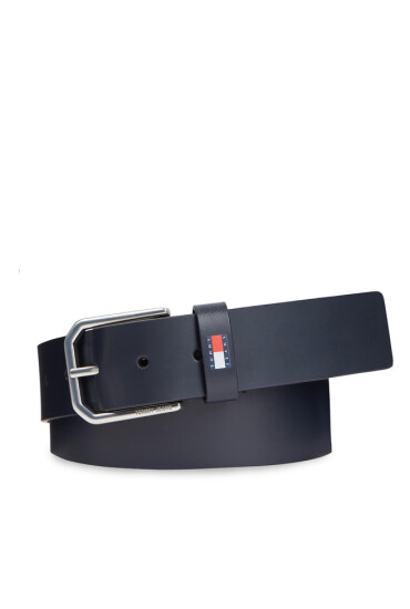 Tommy Jeans Мъжки колан Tjm New Leather 4.0 AM0AM11201 Тъмносин - Mera.bg