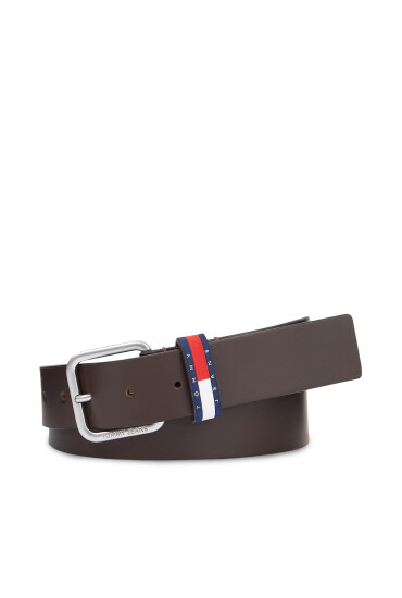 Tommy Jeans Мъжки колан Tjm Ryan 3.5 AM0AM12337 Кафяв - Mera.bg