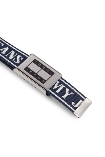 Tommy Jeans Мъжки колан Tjm Skater B Jacquard Belt 4.0 AM0AM11196 Тъмносин - Mera.bg