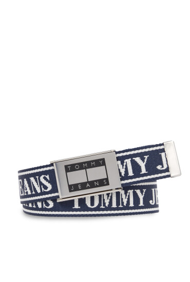 Tommy Jeans Мъжки колан Tjm Skater B Jacquard Belt 4.0 AM0AM11196 Тъмносин - Mera.bg