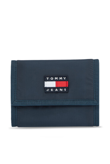 Tommy Jeans Мъжки портфейл Tjm Heritage Trifold AM0AM11714 Тъмносин - Mera.bg