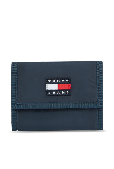 Tommy Jeans Мъжки портфейл Tjm Heritage Trifold AM0AM11714 Тъмносин - Mera.bg