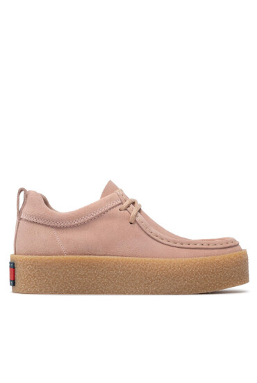 Tommy Jeans Обувки Suede Shoe EN0EN01906 Розов - Mera.bg