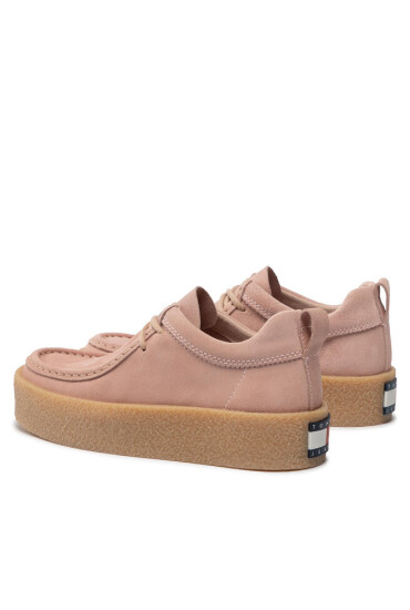 Tommy Jeans Обувки Suede Shoe EN0EN01906 Розов - Mera.bg